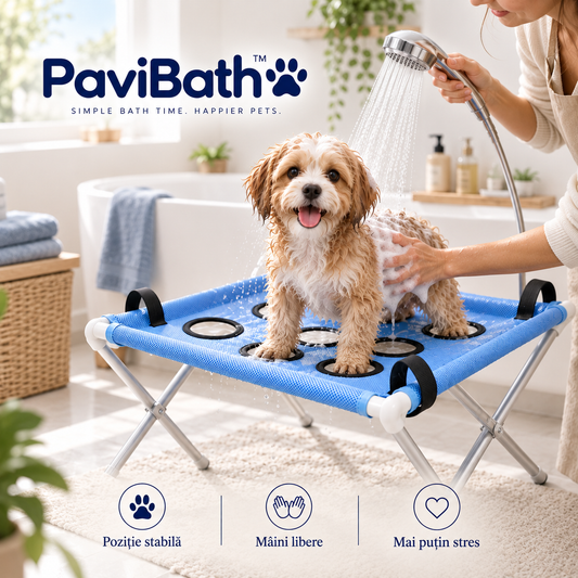 PaviBath™ – Suport pentru Baia Câinelui
