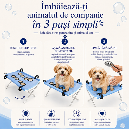 PaviBath™ – Suport pentru Baia Câinelui