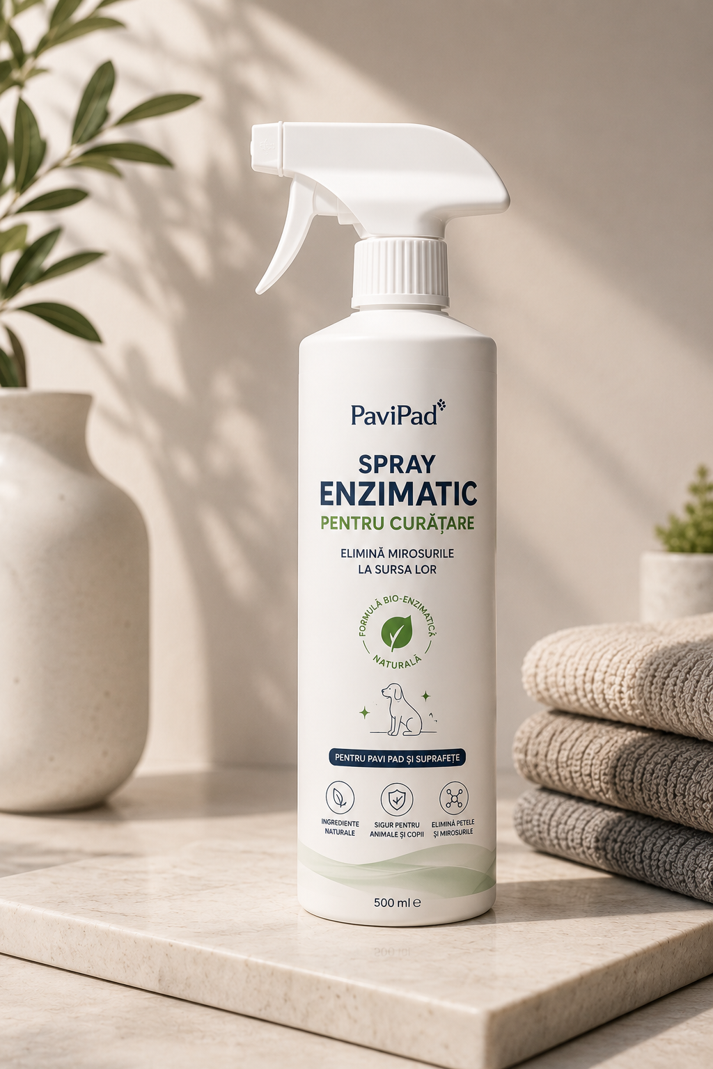 PaviClean™ – Soluție Enzimatică pentru Pete și Mirosuri de Urină